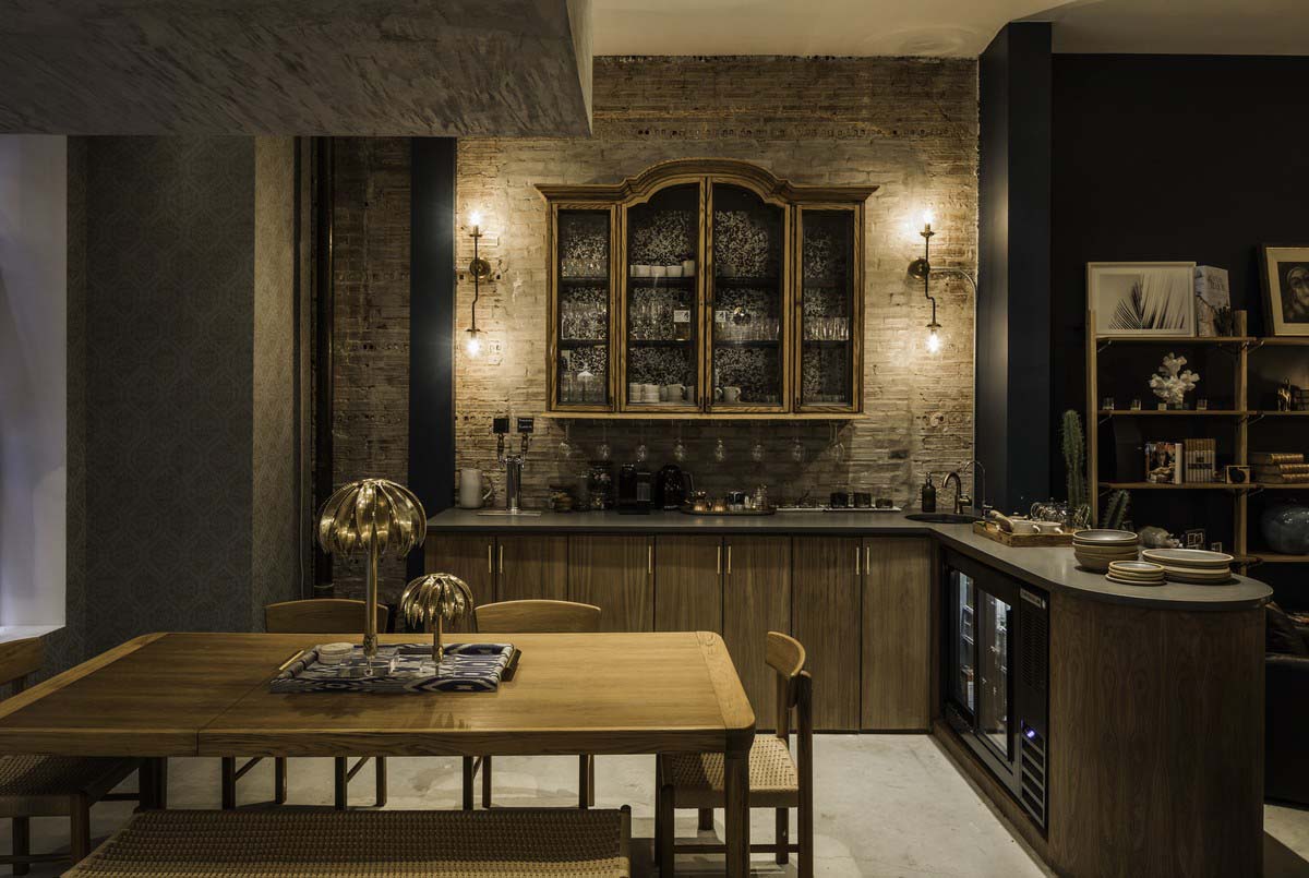 Workshop Kitchen & Bar architecture and interior design by Sguera Architecture PLLC New York.