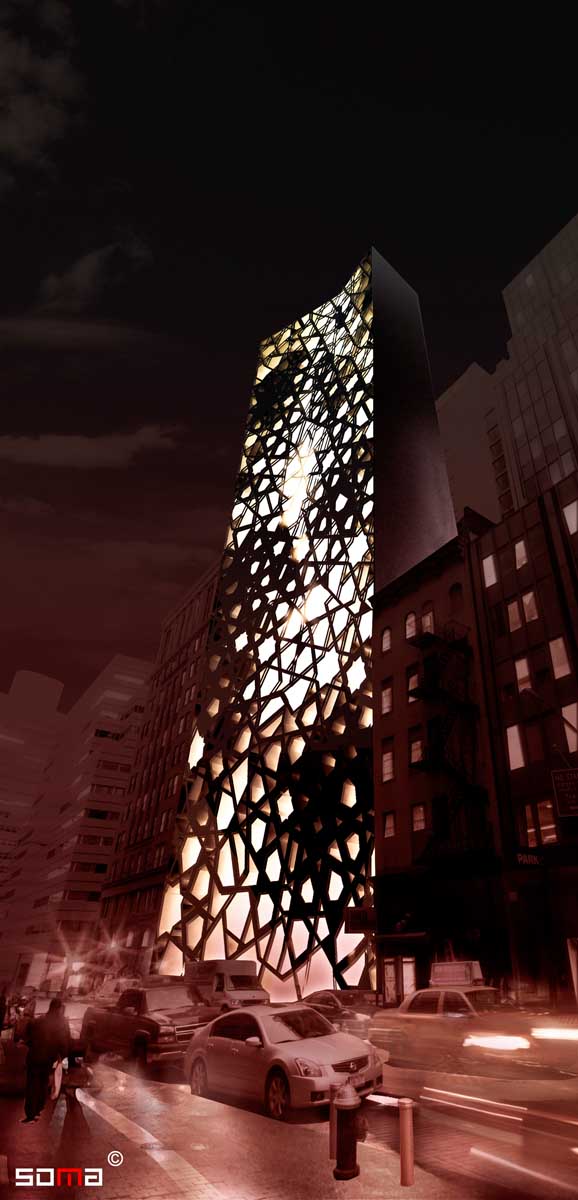 Tribeca penthouse renovation by Sguera Architecture PLLC, Leo Sguera architect Manhattan.